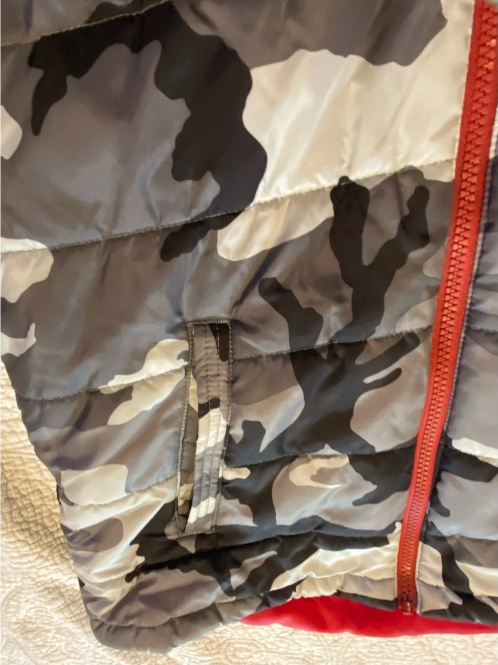Jordan Kids' Camo Puffer Hoodie Jacket Coat Activewear Sporty Streetwear Skater